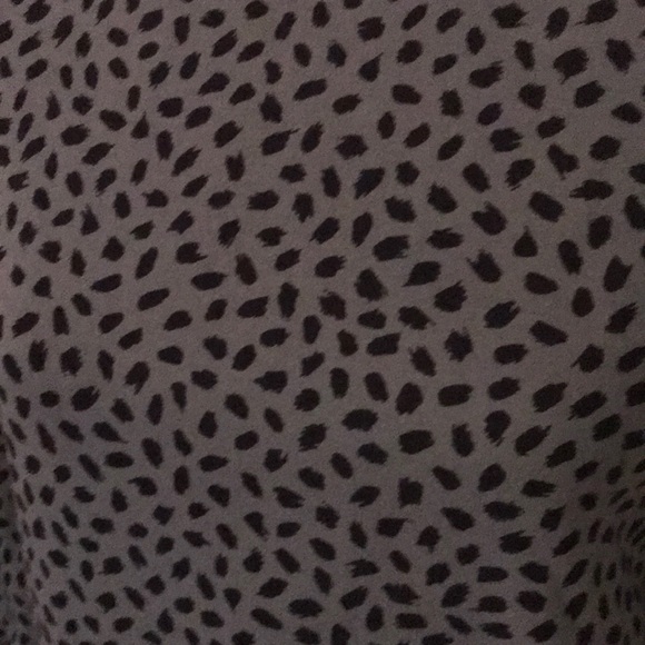Ann Taylor Animal print peplum sweater dress - Picture 4 of 6